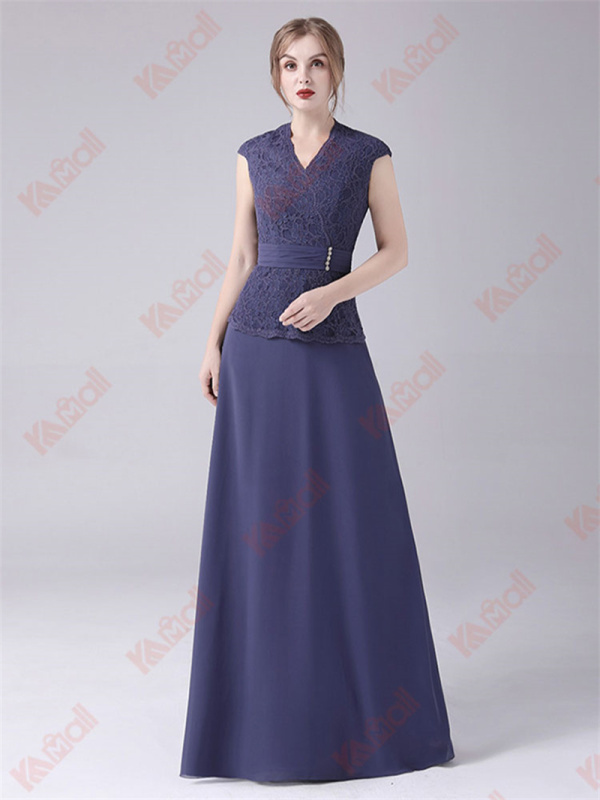 very beautiful blue ashes evening dress